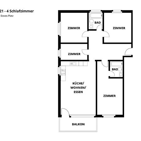 Grosszuegige 4 Schlafzimmer In Bergblick Zentrale Lage *